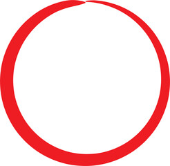 circle hand drawn vector template