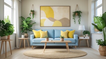 Obraz premium Contemporary Style to Brighten Your Living Space