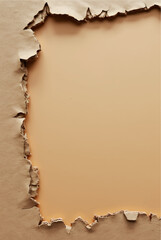 Aged brown cardboard with visible texture (vintage tone)