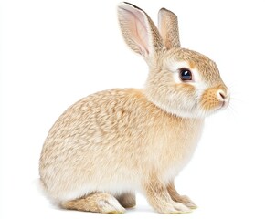 Fototapeta premium rabbit isolated on white background