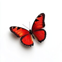 butterfly on white background