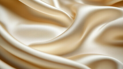 Obraz premium Cream fabric with soft gradient, smooth surface, minimalistic backdrop, conveying calm and simplicity.