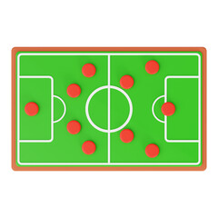Soccer Team Formation Board for Tactical Strategy