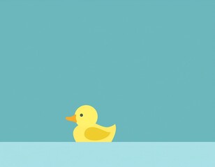黄色いアヒルのかわいい壁紙