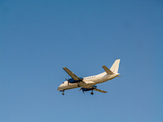 Saab 340A Coming In To Land.