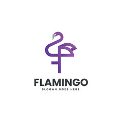 Flamingo Gradient Colorful Logo