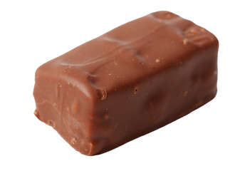 A chocolate bar with a brown wrapper