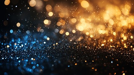 Glitter vintage lights backdrop with shimmering silver glow, elegant and festive bokeh background for celebrations