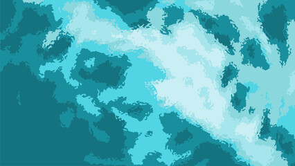 Abstract fluid background with a captivating blend of teal, light blue, and white hues. offering a dynamic and modern aesthetic also evokes a sense of calm and tranquility.