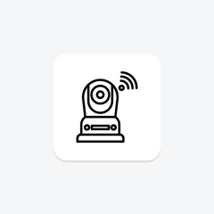 Wireless Webcam, vector, pixel perfect, illustrator file