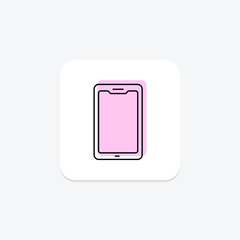 Smartphone, vector, pixel perfect, illustrator file