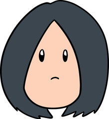 Illustration of woman face
