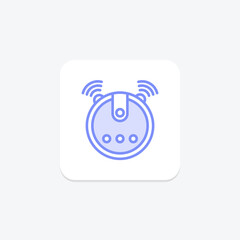 Robot Vacuum, vector, pixel perfect, illustrator file