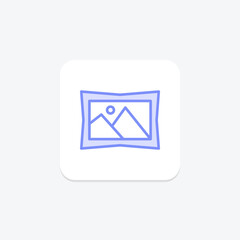 Digital Photo Frame, vector, pixel perfect, illustrator file