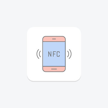Nfc Tag, vector, pixel perfect, illustrator file