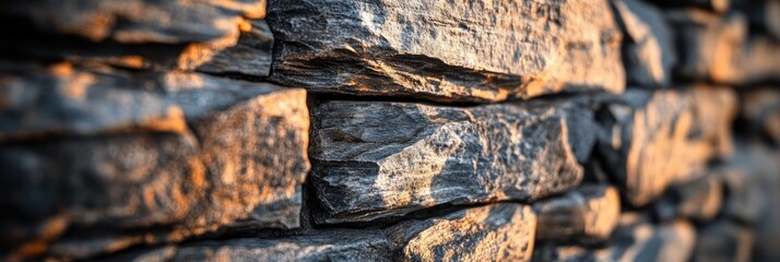 Textured Stone Wall Detail