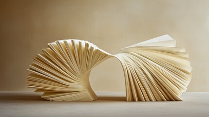Stacked Envelopes in Various Sizes Displaying a Unique Fan-Like Shape