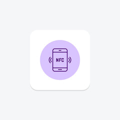 Nfc Tag, vector, pixel perfect, illustrator file