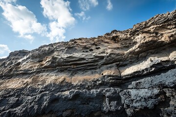 Dramatic Volcanic Landscape of Lanzarote Featuring Majestic Rock Formations