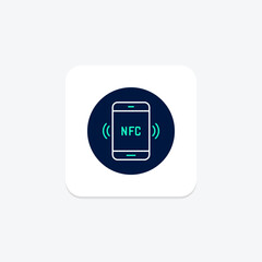 Nfc Tag, vector, pixel perfect, illustrator file