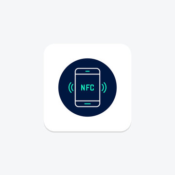 Nfc Tag, vector, pixel perfect, illustrator file