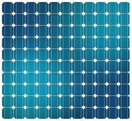 Close-up of a solar panel array generating renewable energy.
