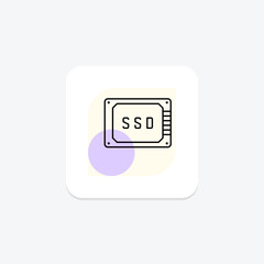 External Ssd, vector, pixel perfect, illustrator file