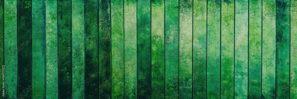 Poster expansive aerial view of lush green crop rows weaving through the landscape under soft natural light