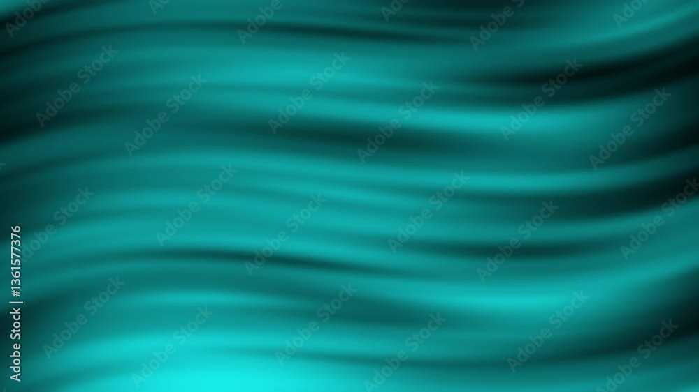 Poster soft turquoise gradient background with abstract motion and flowing texture for creative design proj