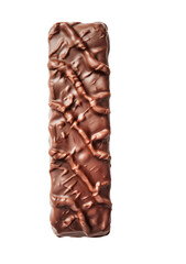 chocolate bar isolated on white background