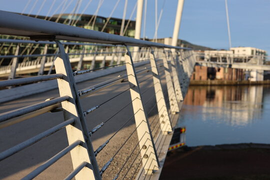 Ypsilon bridge, Drammen, Norway