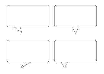 This is a speech bubble illustration.