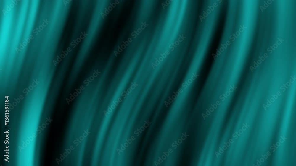 Poster abstract teal gradient background with smooth motion and flowing texture for modern design needs and