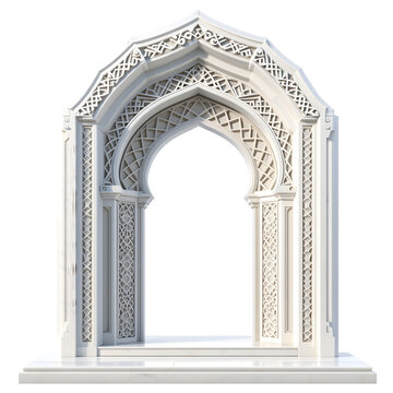 Elegant Islamic Archway: Architectural Marvel