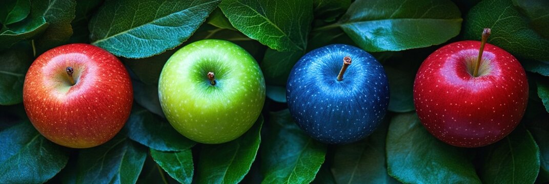 Health And Fitness Red Blue Green