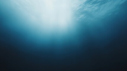 Obraz premium Serene blue abstract gradient, minimalistic and clean, evoking calm and tranquility.
