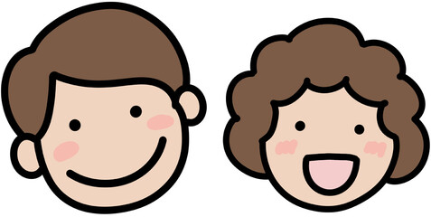 엄마 아빠 얼굴