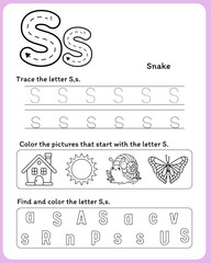 English alphabet tracing practice worksheets, educational letters a-b dot tracing pattern For children in kindergarten