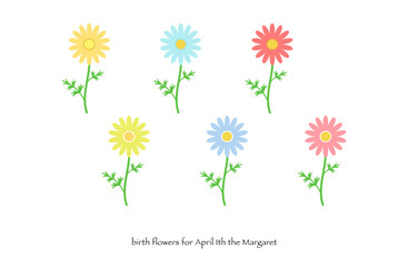 マーガレットのイラスト 02