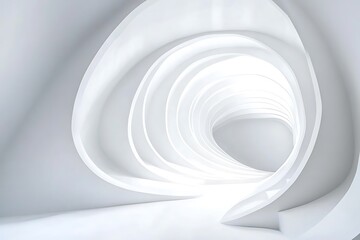Obraz premium Abstract white background. Minimal geometri