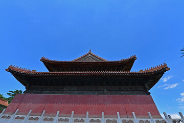 Obraz premium The ancient Chinese buildings
