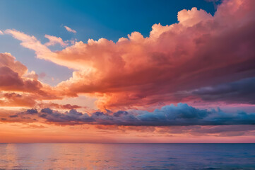 Obraz premium sunset over the sea