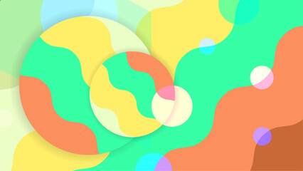 sleek geometric abstract colorful shapes background vector illustration