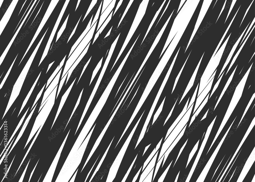 Aufkleber Abstract background with seamless sharp and slash line pattern. Raw scratch pattern