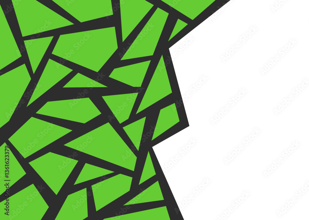 Poster abstract background with geometric lines pattern and with some copy space area