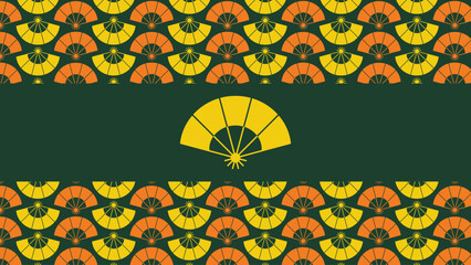 Pattern of paper fan