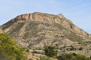 Campo monta&ntilde;a secos