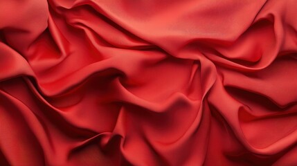 Obraz premium Elegant Red Fabric for Theater and Drama Themes