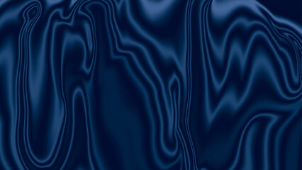 A dynamic abstract artwork showcasing flowing, deep blue and black curves background. 