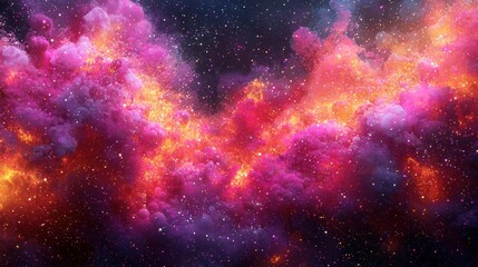 Fototapeta premium Cosmic Nebula Explosion